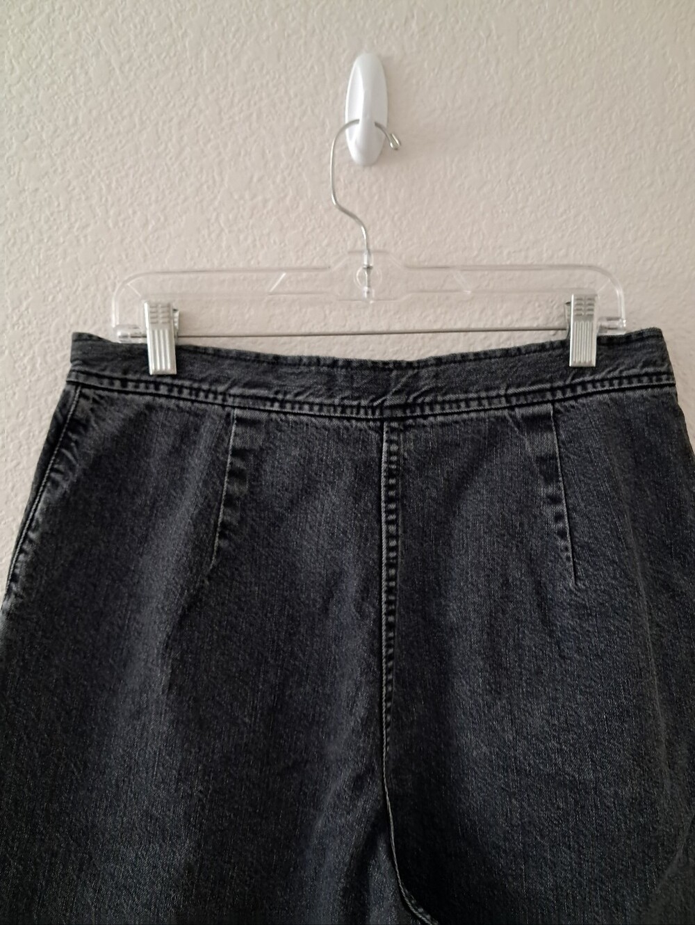 Rachel Comey Nikki Denin Shorts Women's Size 8 Black Coulottes Bermuda Edgy - Picture 3 of 8